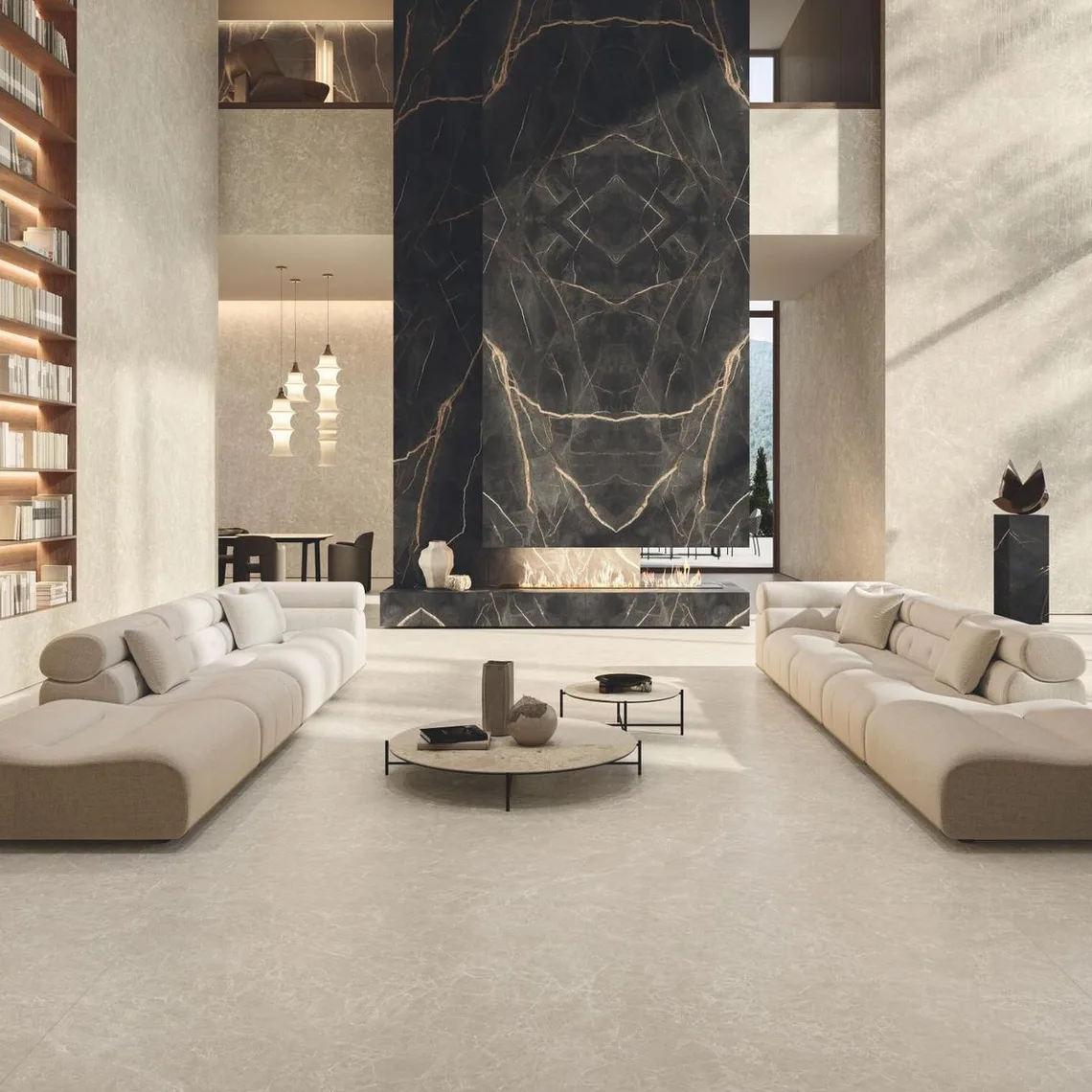 Керамогранит крупноформатный Atlas Concorde, Marvel Next Breccia Pearl 120x278 см Silk 6 мм (HGIX) - Фото 2