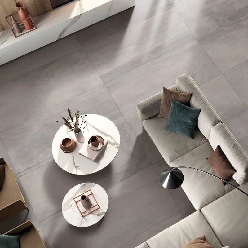 Керамограніт ABK Interno 9 Silver 60x120 lapp. rett 8,5 mm (I9L34150) - Фото 3