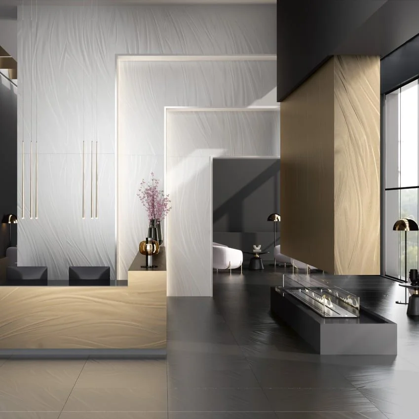 Керамогранит Fiandre Luce Pearl 100х100 Matt 6мм (IG6P100535) - Фото 2