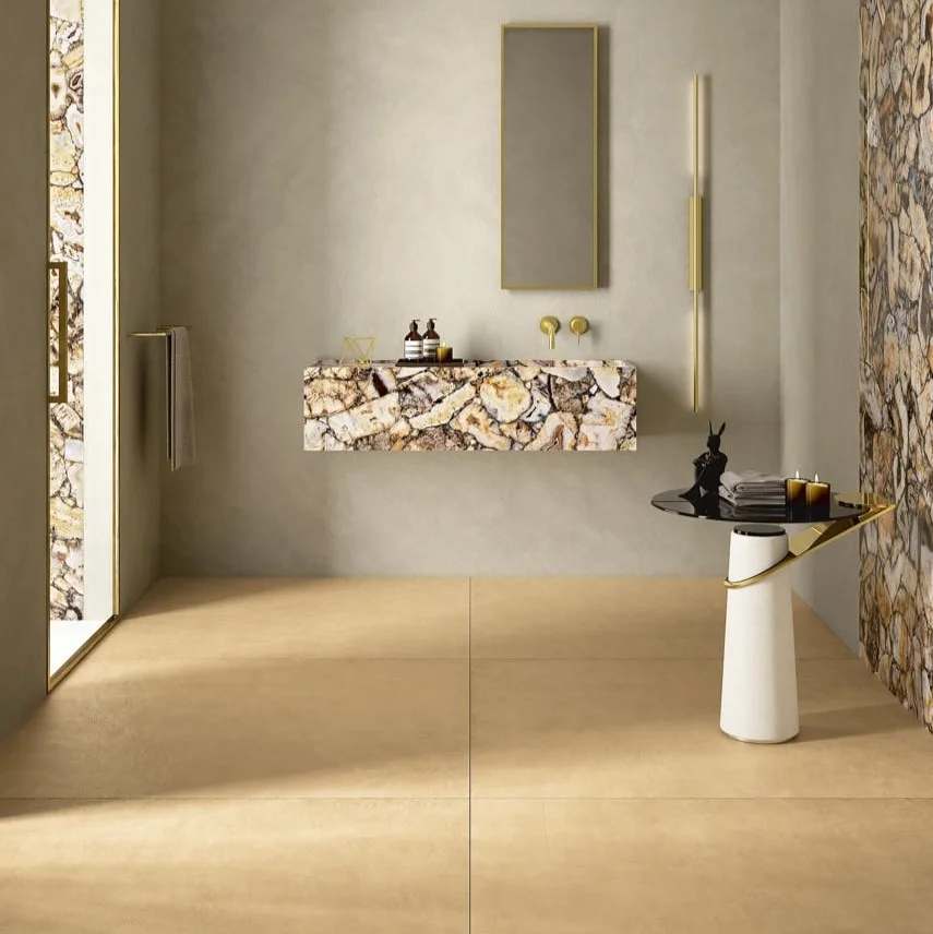 Керамогранит крупноформатный GranitiFiandre Balance Ochre 270х120 matt 6mm (IG6P2712578) - Фото 2