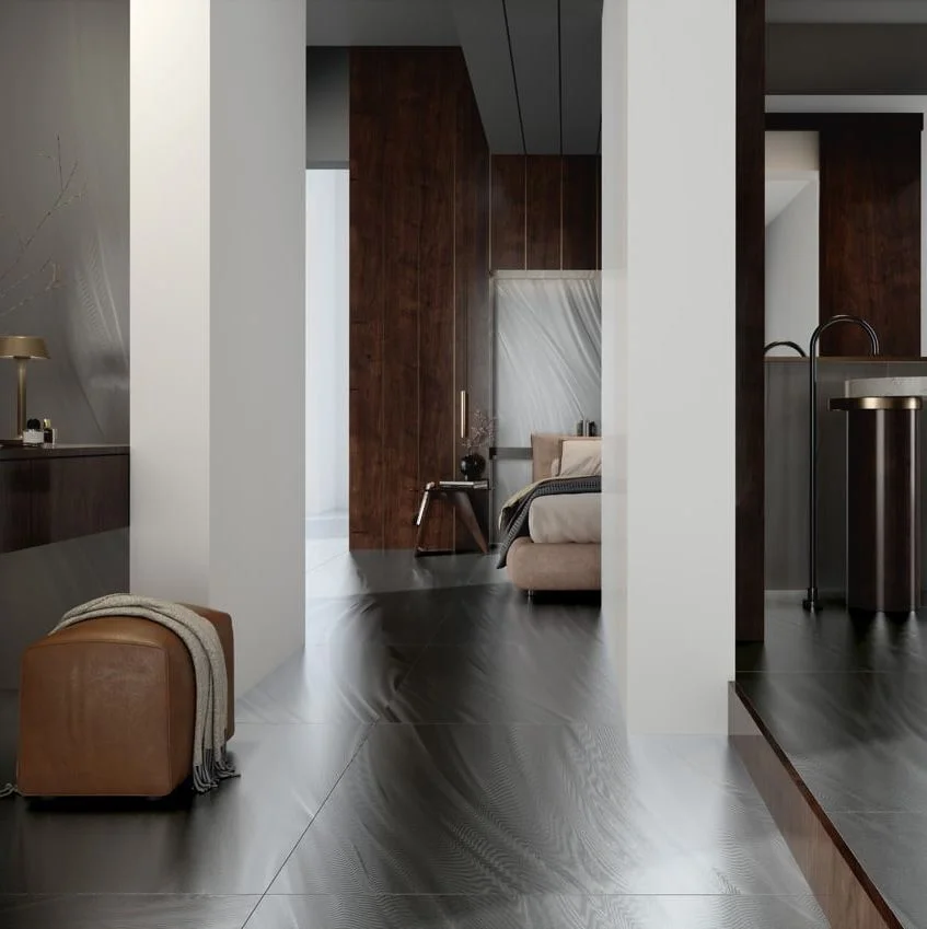 Керамогранит Fiandre Luce Grey 300х100 Matt 6мм (IG6P310537) - Фото 2