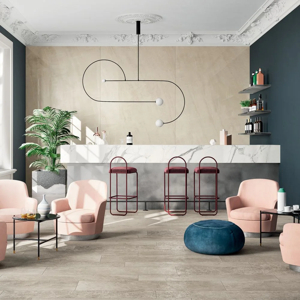 Керамогранит крупноформатный Fondovalle, Infinito 2.0 Onice White 120x278 Glossy 6 мм (INF1135) - Фото 3