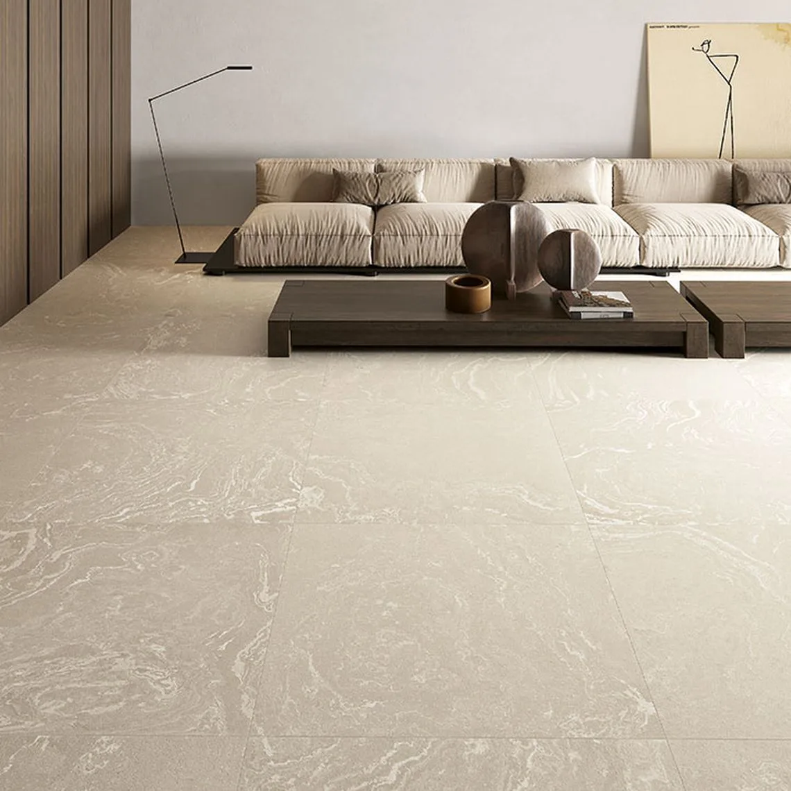 Керамограніт Ceramica Fioranese, I Variegati Avorio 60.4x120.8 см Rett 9 мм (IV908R) - Фото 2