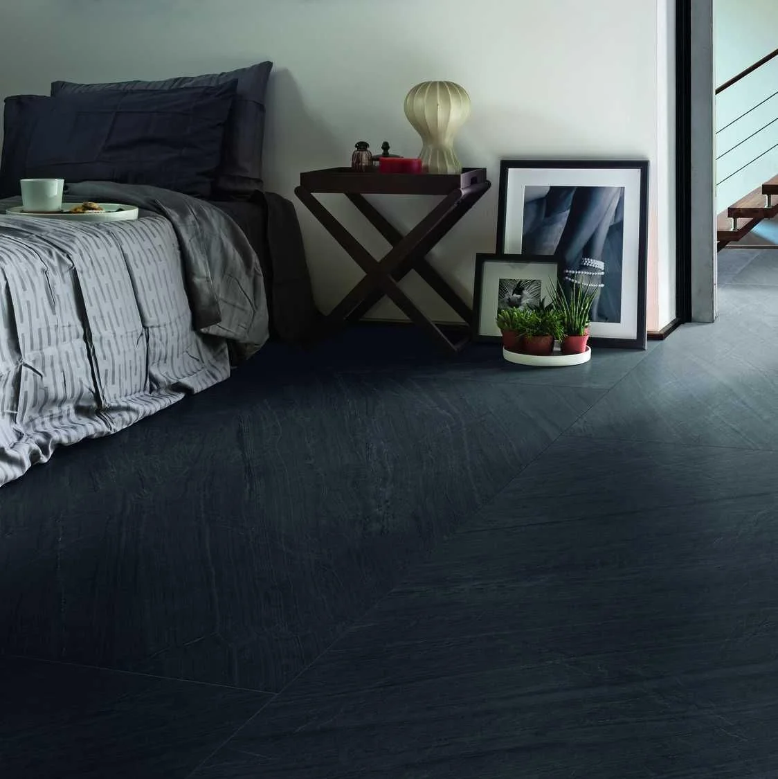 Керамограніт Marazzi Mystone Lavagna Nero 75x150cm Rett. 9,5мм (M03V) - Фото 2