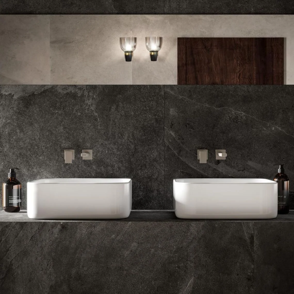 Керамограніт Marazzi Mystone_Ardesia Antracite 75х75 Rett. 9,5 мм (M045) - Фото 2