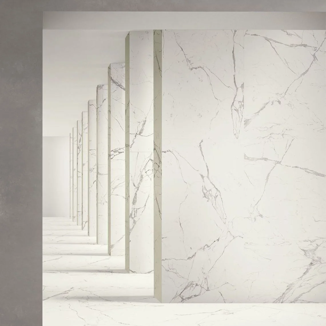 Керамогранит Marazzi Grande Marble Look Statuario Lux 120x120 Rett 6mm (M0G0) - Фото 2