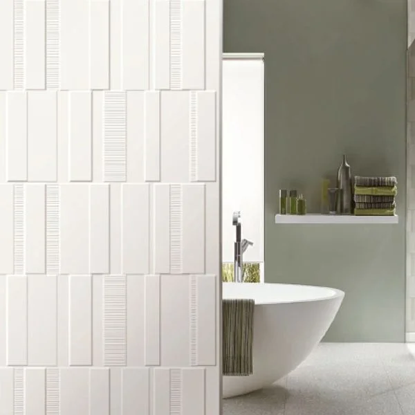 Керамогранітна плитка Marazzi, Pure White Code 3D Lux RT 30x90, 10 мм (M12Y) - Фото 2
