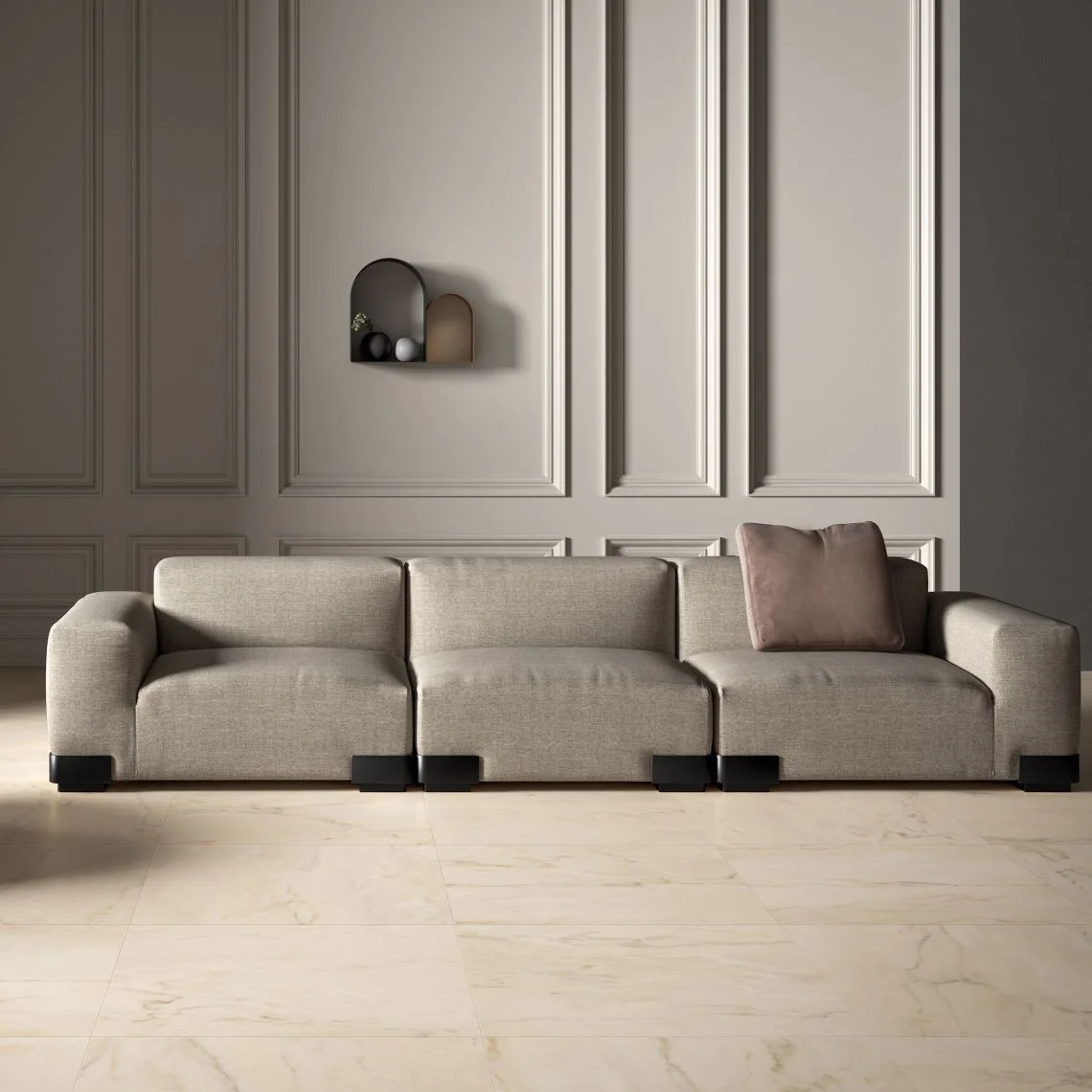 Керамогранит Fioranese Sound of Marbles Rosa Cipria 74х74 LR (M4754LR) - Фото 2