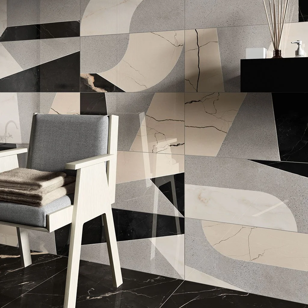 Керамогранит Fioranese Sound of Marbles FioMood Nero 74х148 LR (M4F717L) - Фото 4