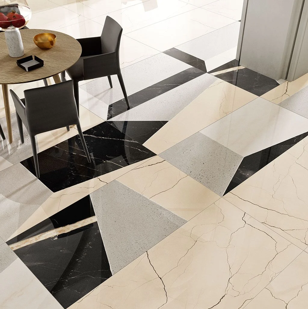 Керамогранит Fioranese Sound of Marbles FioMood Nero 74х148 LR (M4F717L) - Фото 3