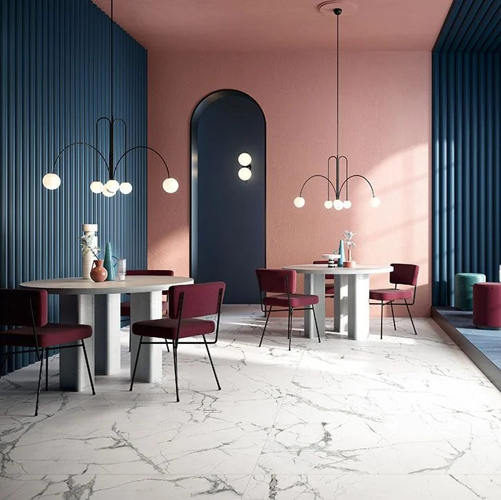Керамогранит Fioranese Marmorea Intensa Bianco Luce 74х74 LR (M5751LR) - Фото 3
