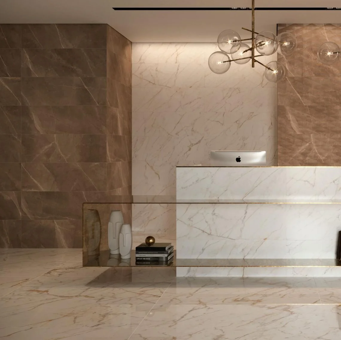 Керамограніт Marazzi Allmarble Pulpis Satin 40х120 Rett. 6mm (M6KS) - Фото 2
