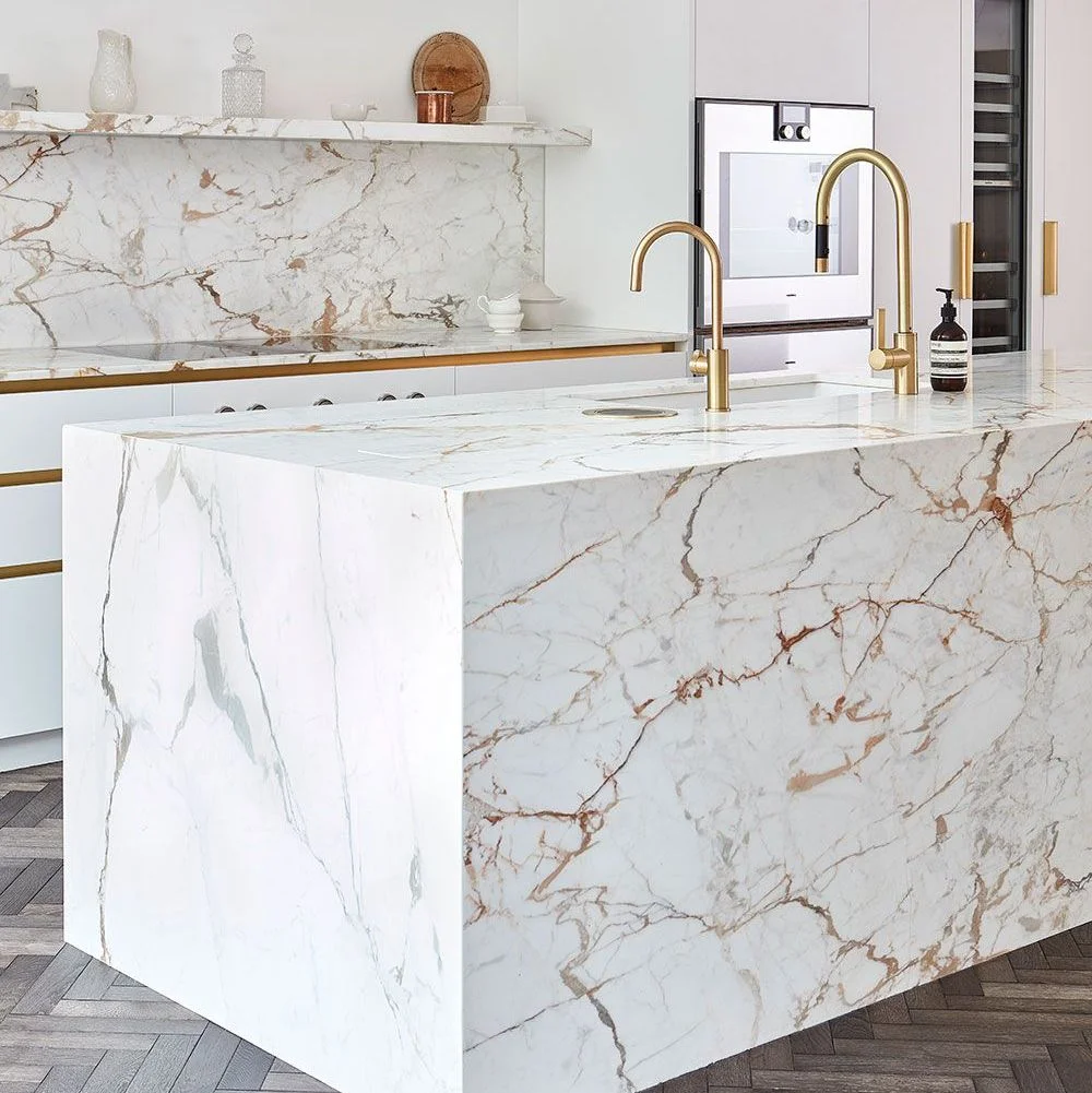 Керамогранит Marazzi Grande Marble Look Golden White Rt 120х240 6mm (M8AD) - Фото 2