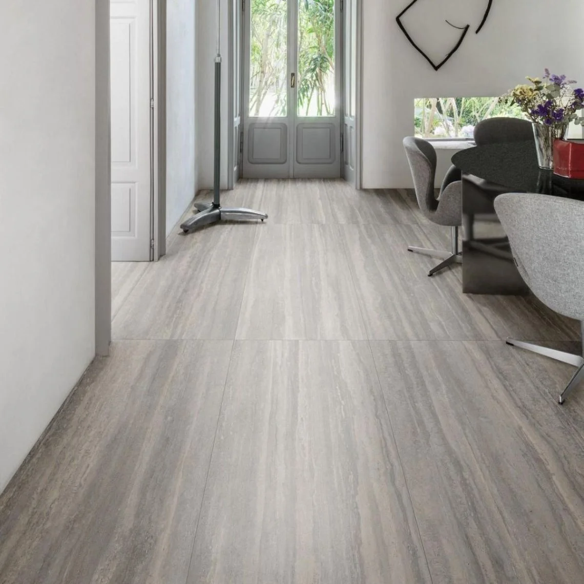 Керамограніт Marazzi Mystone Travertino Silver Rt 60х120 cm (M9EM) - Фото 2