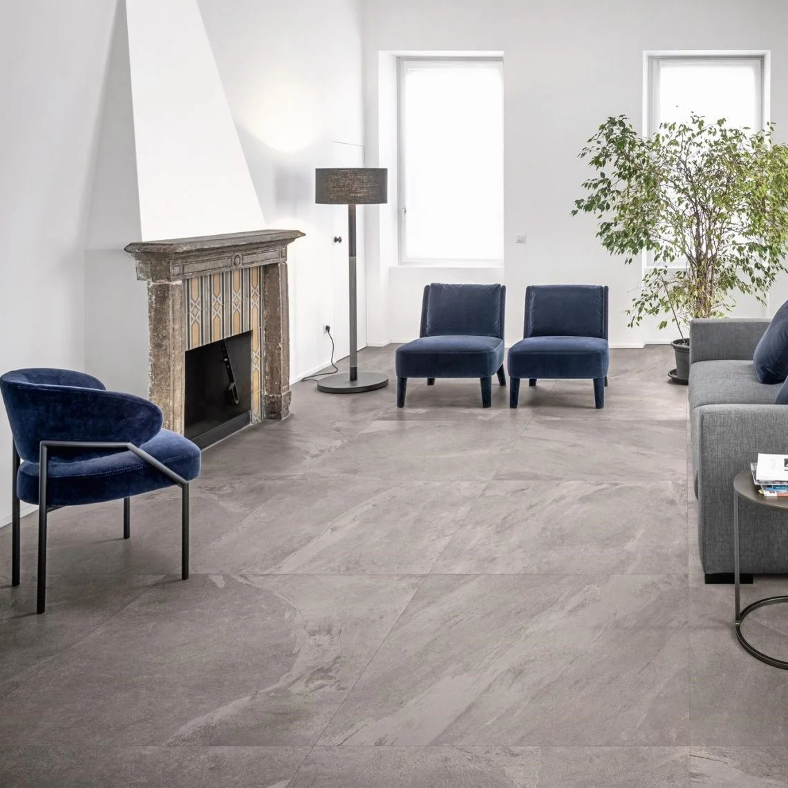 Керамограніт Marazzi Mystone Ardesia Cenere 60x120 Rett 6mm (M9HX) - Фото 2