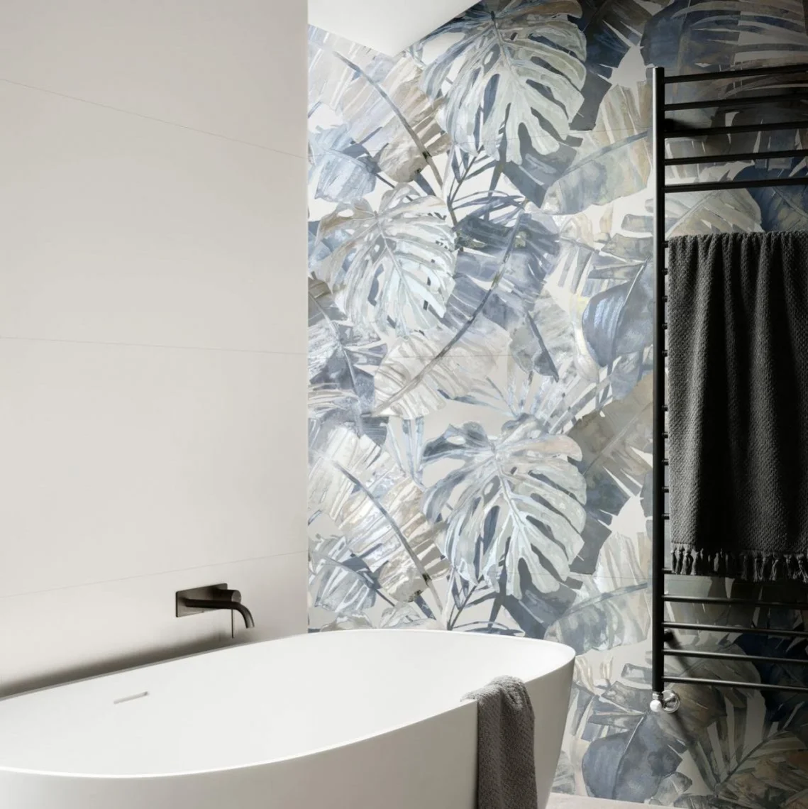 Керамогранит Marazzi White Deco White 60х180 Rett. 7mm (MADS) - Фото 2