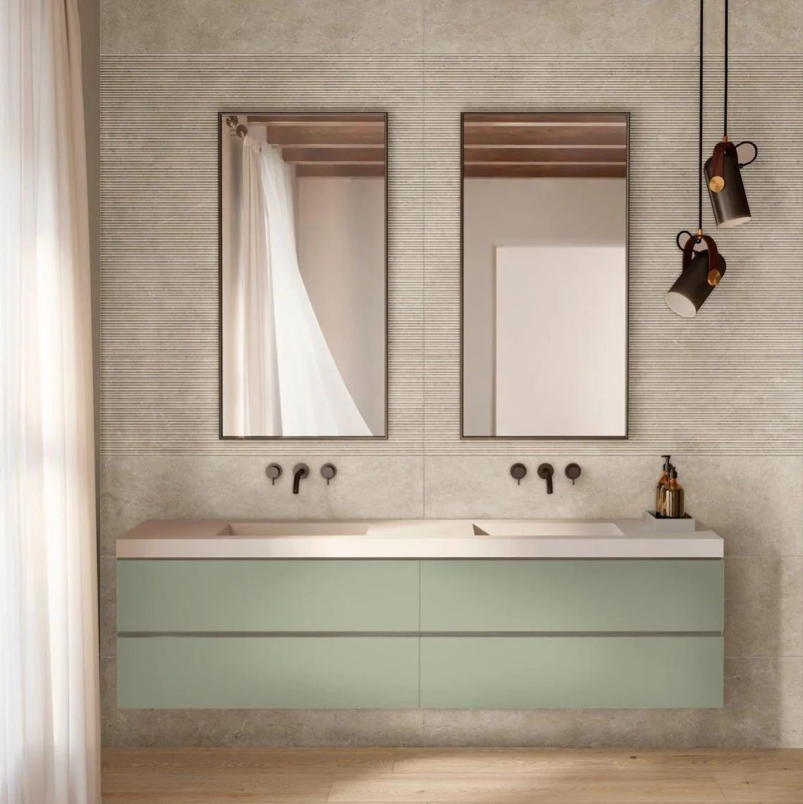 Керамогранит Marazzi Limestone Wall Taupe 40x120 Rett (MFCF) - Фото 2