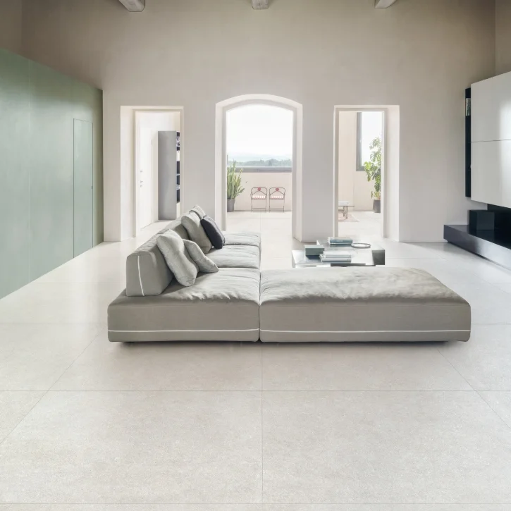 Керамогранитная плита для столешниц Marazzi, Grande Stone Look Berici Bianco Fiammata Puro 162х324 12 мм (MHD8) - Фото 2