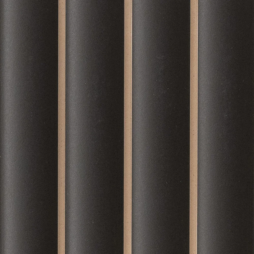 Плитка Terratinta Micro 3D Forms Fluted Black 10х30 (MI3DFL07) - Фото 2