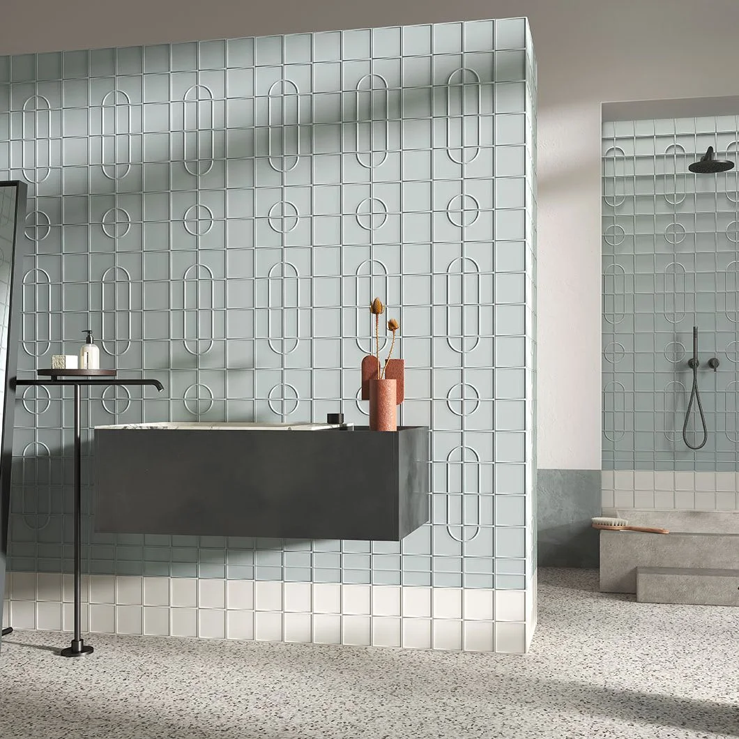 Плитка Terratinta Micro Ways Curve Azure 12,5 х12,5 (MIWAC1012) - Фото 4