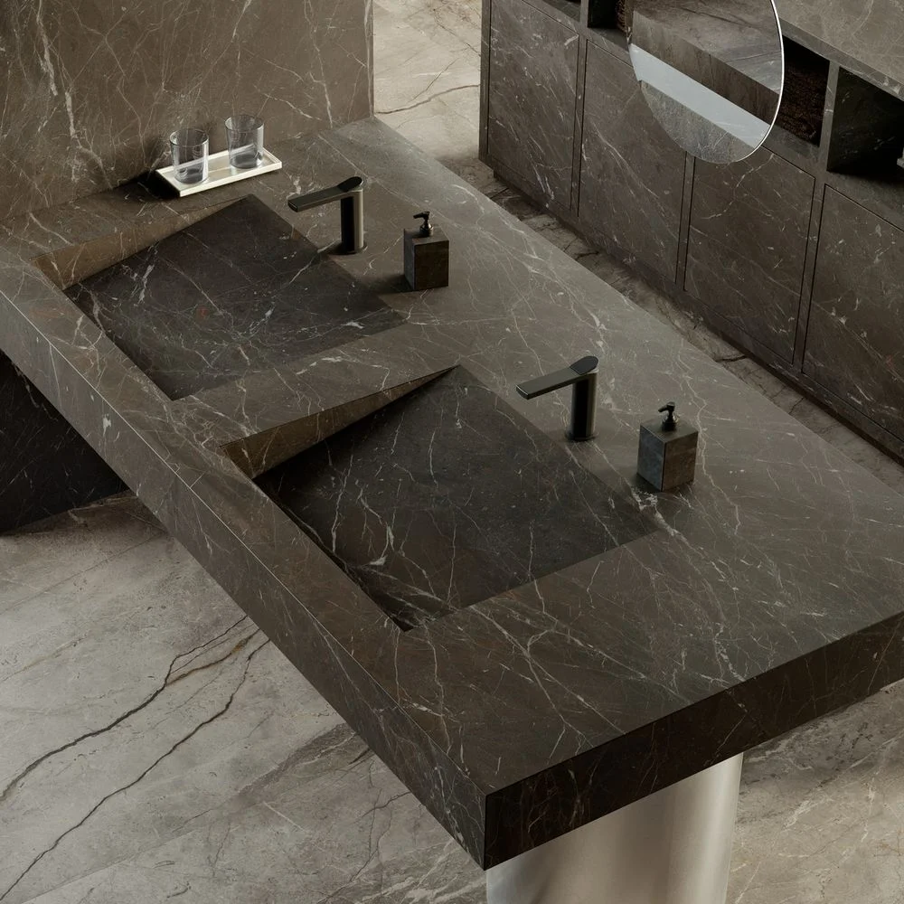 Керамогранитная плита для столешниц Marazzi, Grande Stone Look Breccia Imperiale Satin Puro 162х324 12 мм (MK2S) - Фото 2