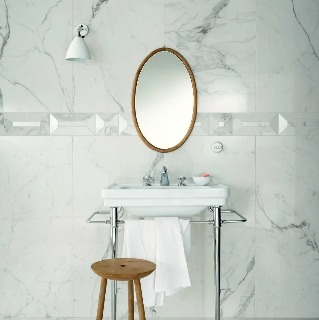 Керамогранит Marazzi Allmarble Statuario Lux 60х60 Rett. 10mm (MM9G) - Фото 2