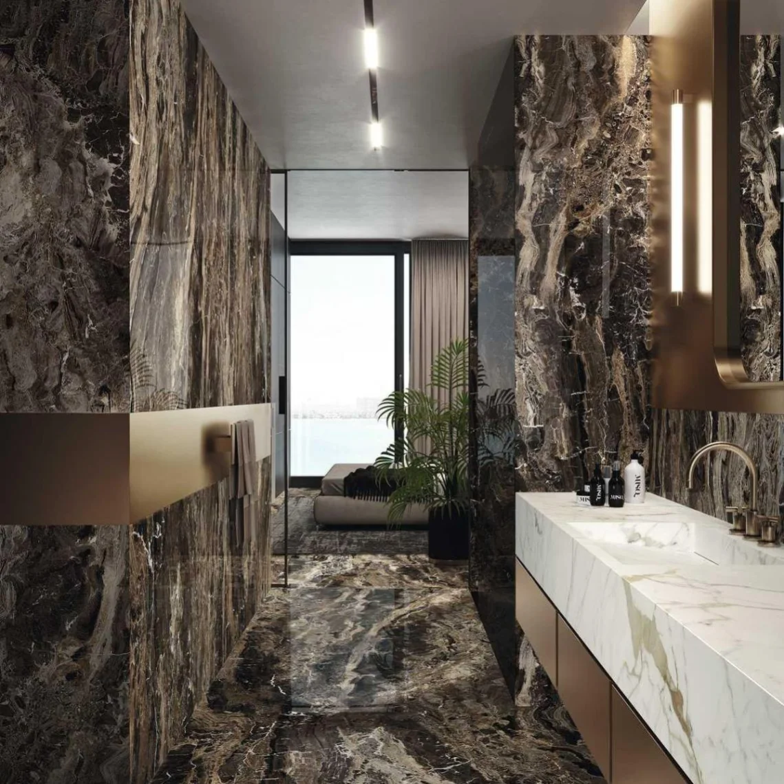 Керамограніт Marazzi Allmarble Frappucino Lux 60х120 10mm (MMAK) - Фото 2