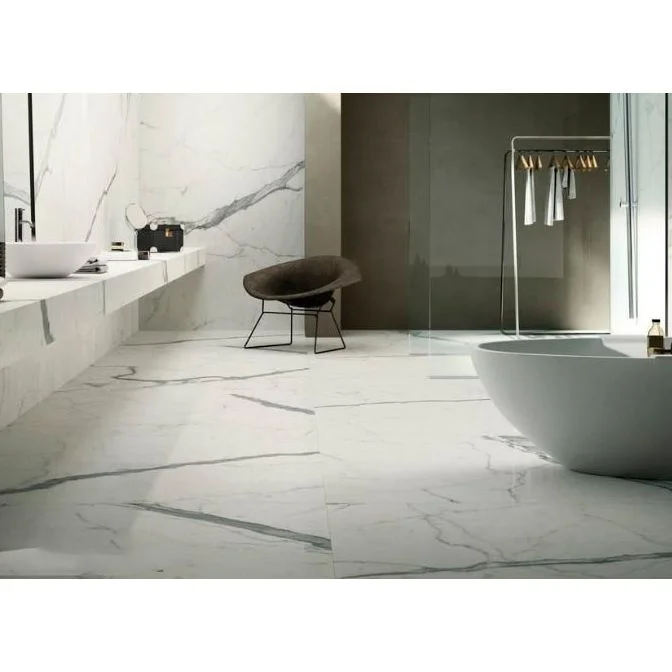 Керамограніт Fiandre Marmi Maximum Calacatta Statuario Maximum Lucidato 300х150 (MML2661530) - Фото 2