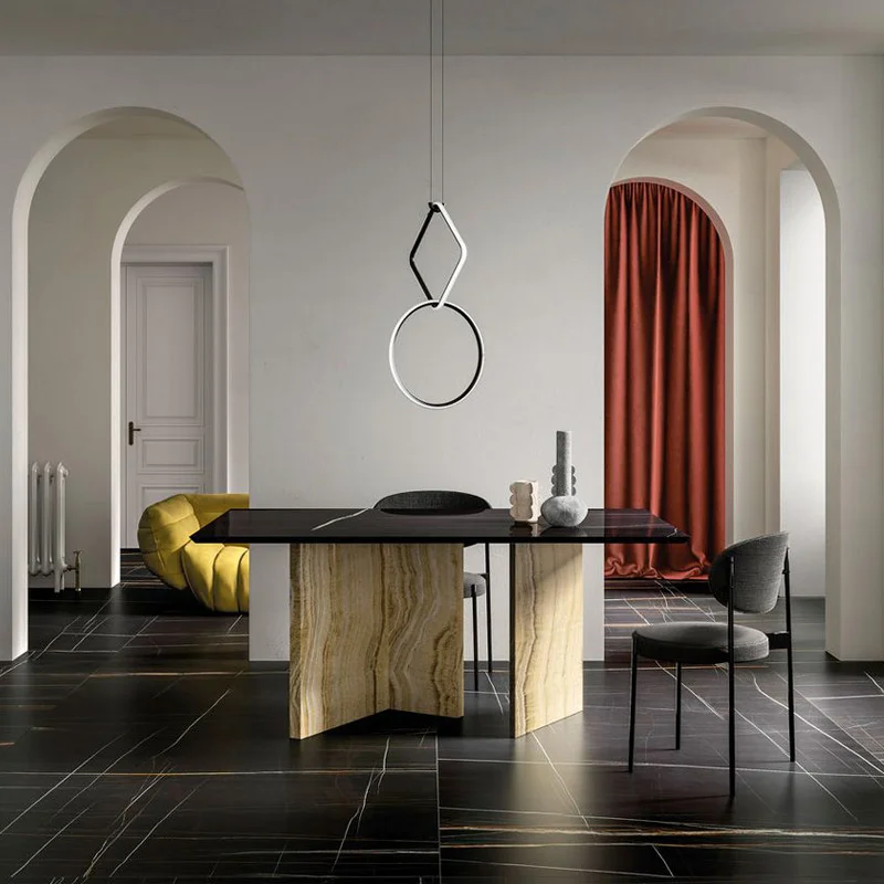 Керамограніт Fiandre Marmi Maximum Sahara Noir 300x150 Lucidato 6mm (MML5561530) - Фото 2