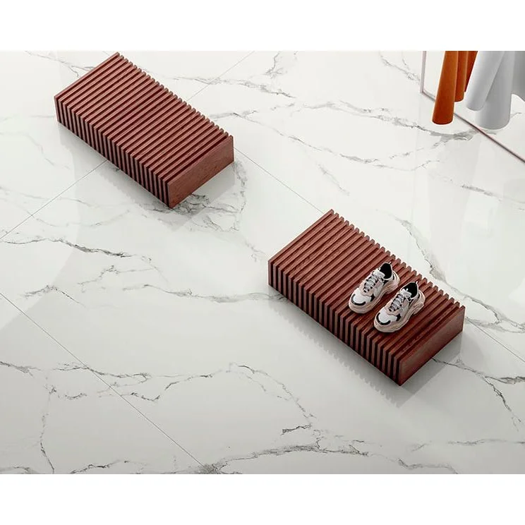 Керамограніт Fiandre Marmi Maximum Calacatta Bellissimo Lucidato 150х150 (MML5661515) - Фото 2