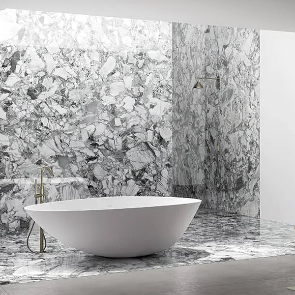 Керамограніт Fiandre Marmi Maximum Grey Beauty 75х150 (MML716715) - Фото 2