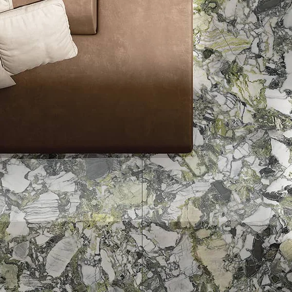 Керамогранит Fiandre Marmi Maximum White Beauty 150х150 Lucidato sq. 6mm (MML7261515) - Фото 3
