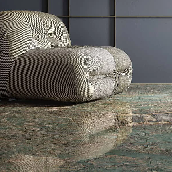 Керамогранит Fiandre Marmi Maximum Amazonite 75х150 (MML796715) - Фото 3