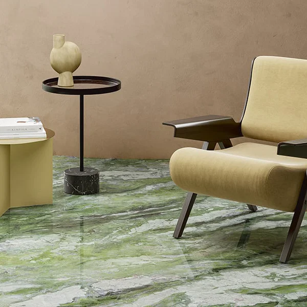 Керамограніт Fiandre Marmi Maximum Irish Green 75х150 (MML856715) - Фото 2