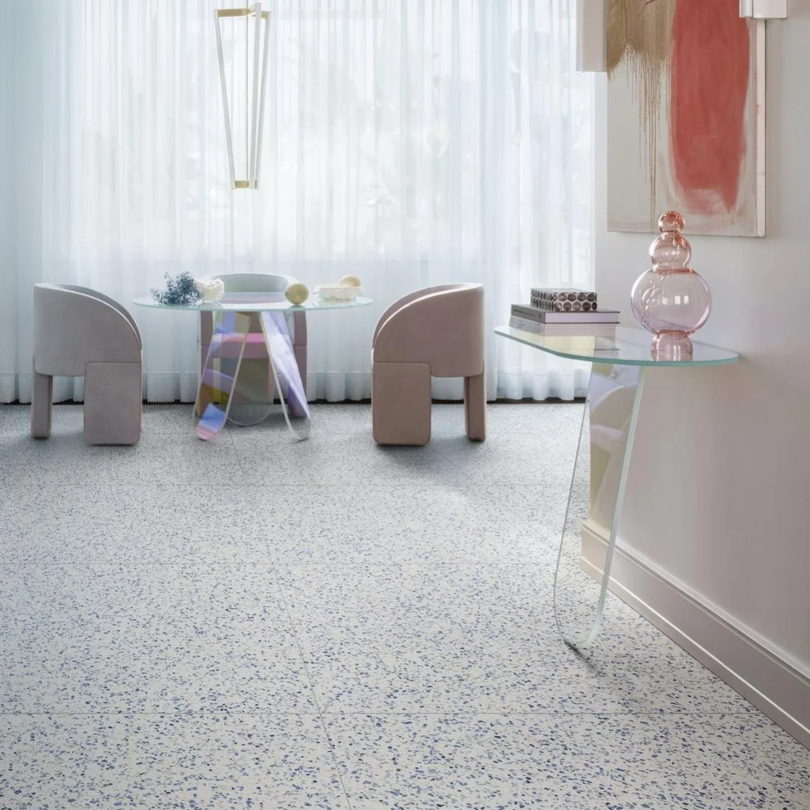 Керамогранит Marazzi Frammento, Macro Azzurro 120х120 Rett. 9mm (MMZY) - Фото 2