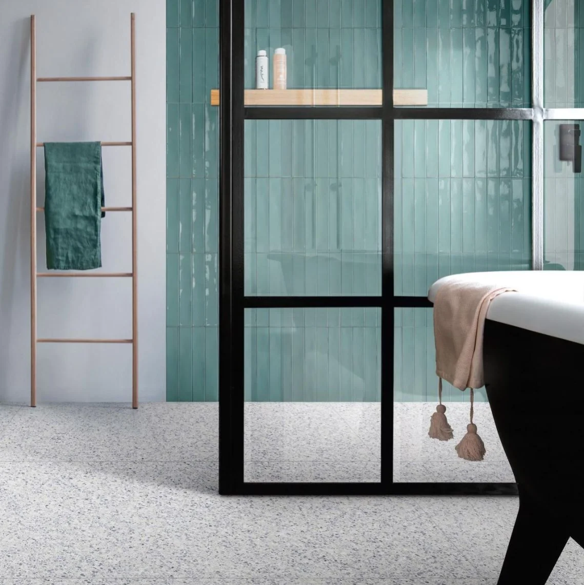 Керамогранит Marazzi Frammento, Micro Azzurro 120х120 Rett. 9mm (MN07) - Фото 2