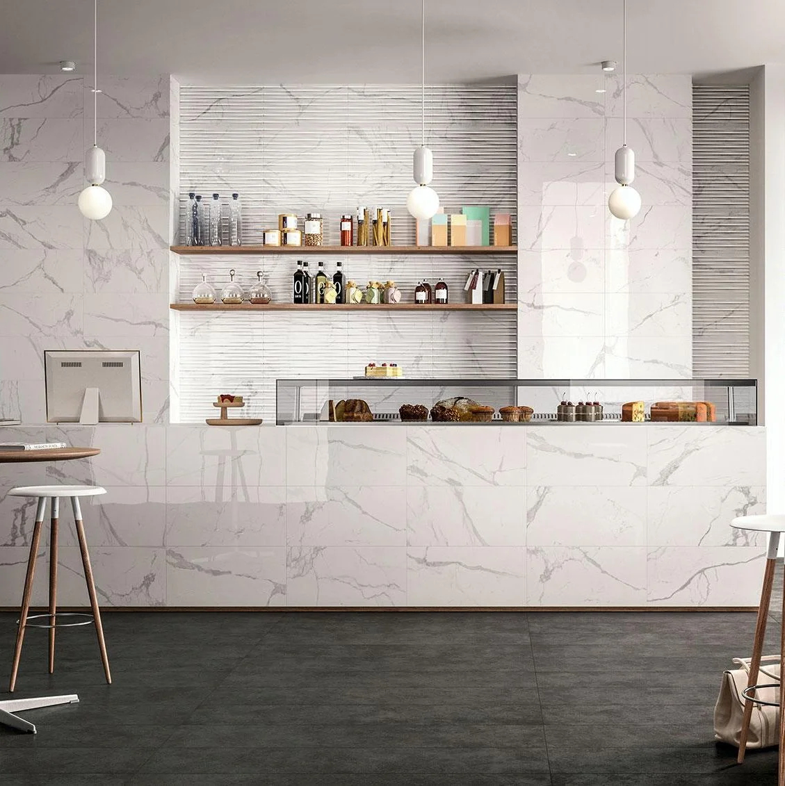 Керамограніт Marazzi Elegance Statuario Str Move 3D 30x60 Rett (MNYS) - Фото 2
