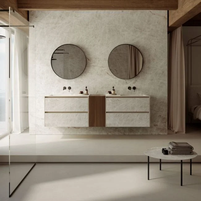 Керамогранитная плита для столешниц Marazzi, Grande Marble Look Taj Mahal Satin Stuoiato 162х324 Rt. 20 мм (MP4N) - Фото 2