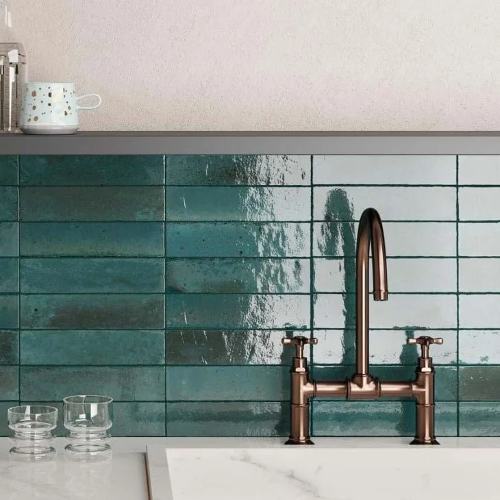 Керамограніт Marazzi Crogiolo Lume Emerald 6х24 Lux 10mm (MP90) - Фото 2