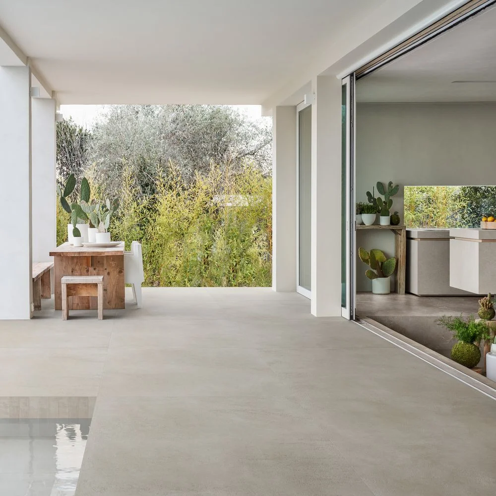 Керамограніт Marazzi Slow Cold Nebbia 120x120 Strutt. Rett. 9mm (MPDR) - Фото 2