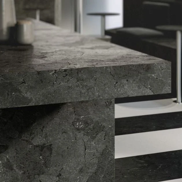 Керамогранитная плита для столешниц Marazzi, Grande Stone Look Infinity Anthracite Satin Puro Stuoiato 3D Ink 162х324 12 мм (MPGT) - Фото 2