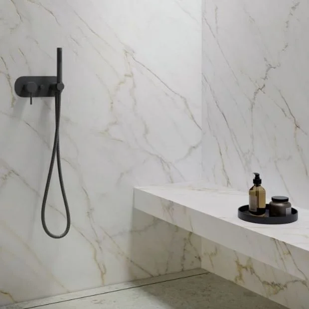 Керамогранитная плита для столешниц Marazzi, Grande Marble Look Calacatta Supreme Satin Plus Stuoiato 162х324 12 мм (MPHJ) - Фото 2