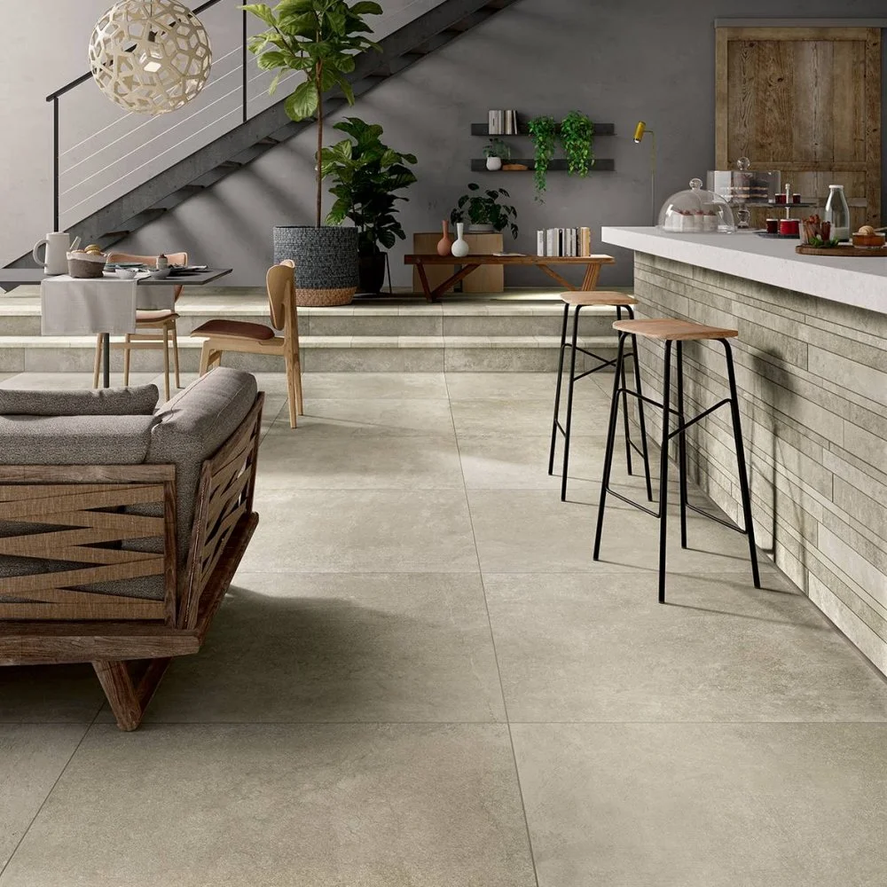 Керамогранит Marazzi Stone Look Mystone Pietra Ligure, Beige 120x120 Rett 9mm (MPJJ) - Фото 2