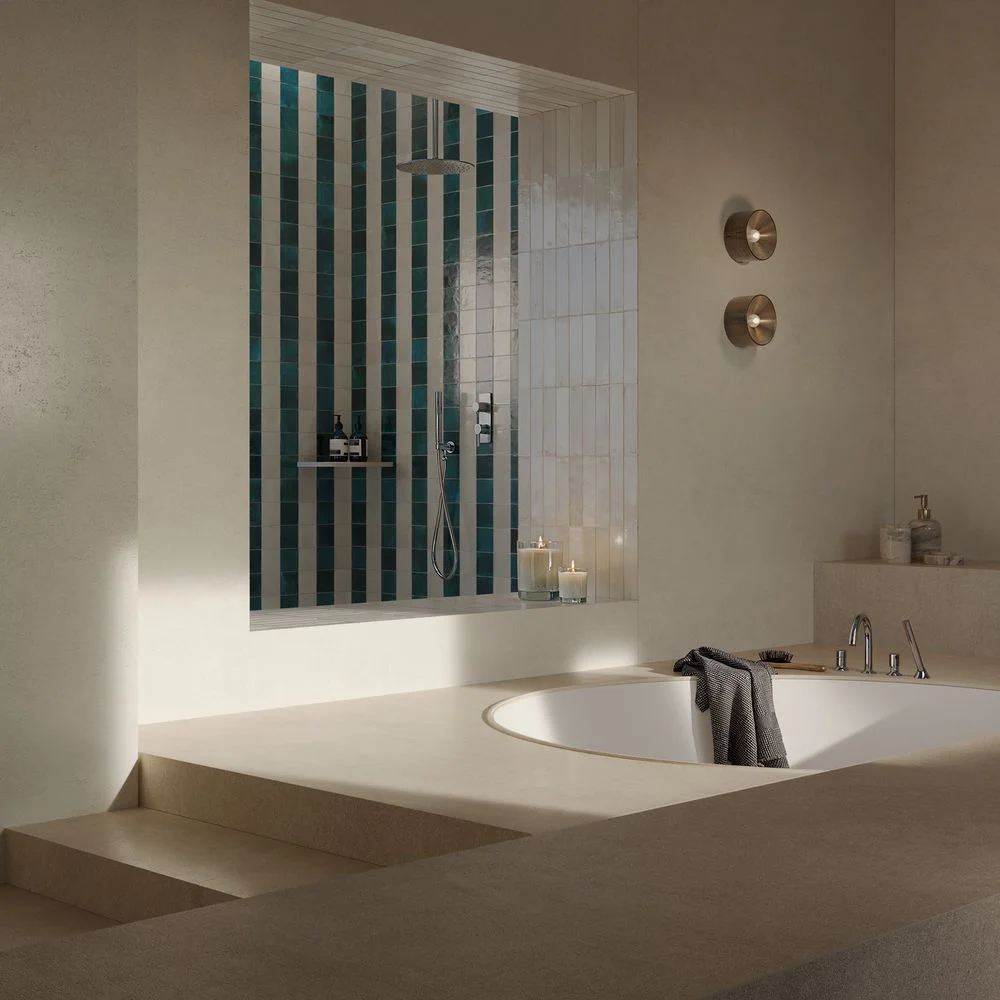 Керамогранітна плита для стільниць Marazzi, Grande Concrete Look Slow Argilla Satin 3D Ink Puro 162х324 Stuoiato 12 мм (MQ74) - Фото 2