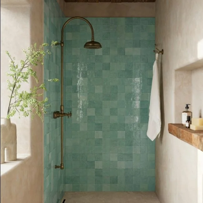 Керамограніт Marazzi, Crogiolo Lume Turquoise 10х10 Lux 10 мм (MQ7U) - Фото 2