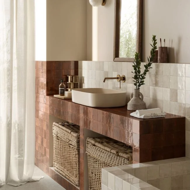 Керамогранит Marazzi, Crogiolo Lume Caramel 10х10 Lux 10 мм (MQ7Z) - Фото 2