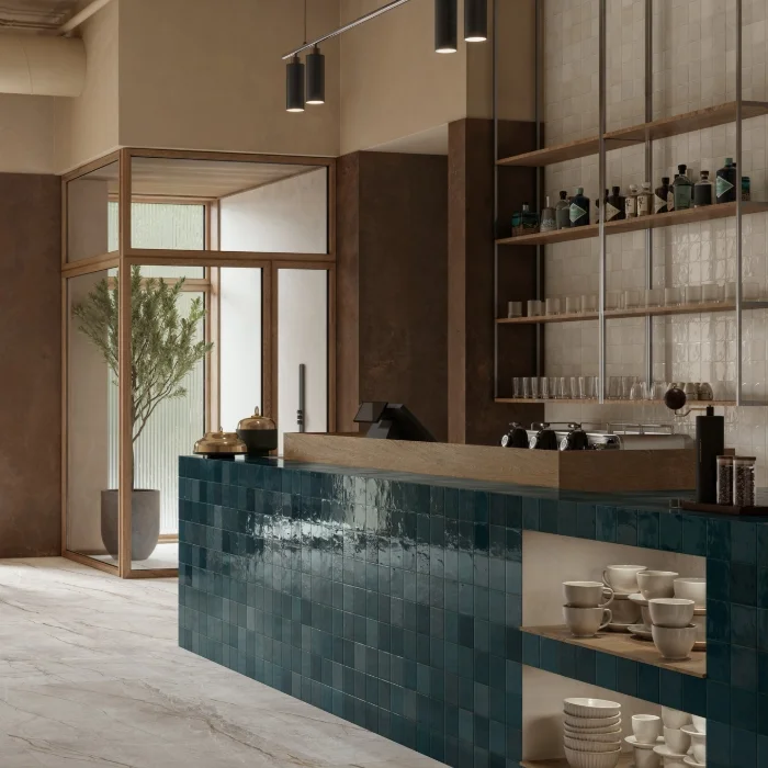 Керамогранит Marazzi, Crogiolo Lume Bone Struttura 3D Dew 10х10 Lux 11,5 мм (MQ82) - Фото 2
