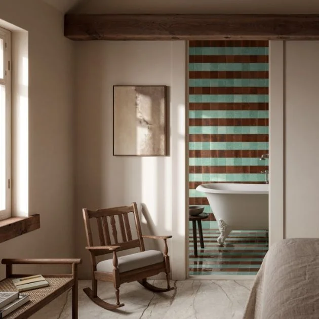 Керамогранит Marazzi, Crogiolo Lume Caramel Struttura 3D Dew 10х10 Lux 11,5 мм (MQ84) - Фото 2
