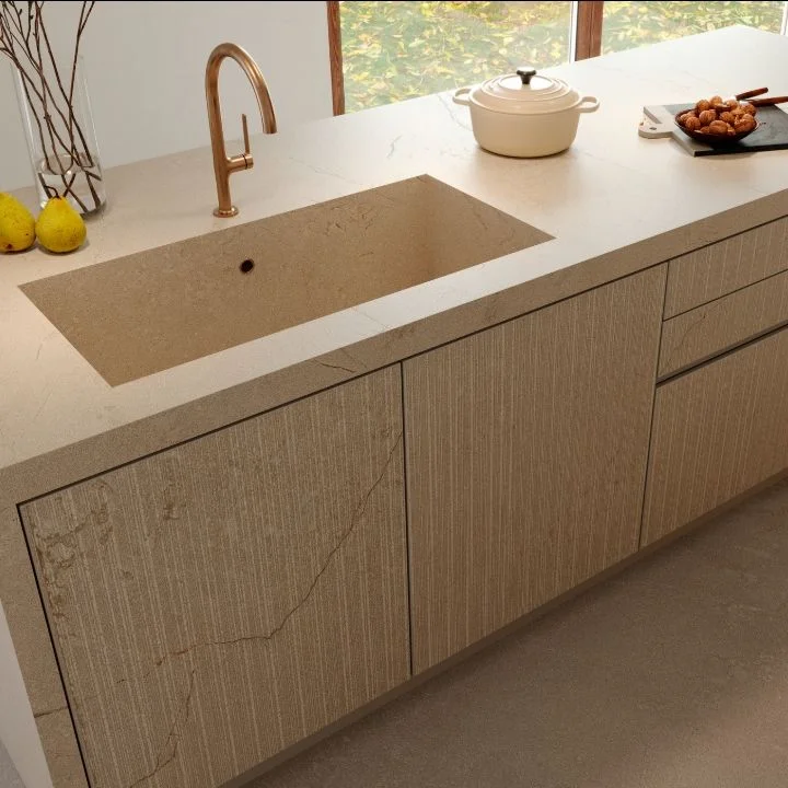 Керамогранит крупноформатный Marazzi, Grande Stone Look Pietra Di Sicilia Beige Riga 3D Ink 120х278 Rett. 6 мм (MQ9F) - Фото 2