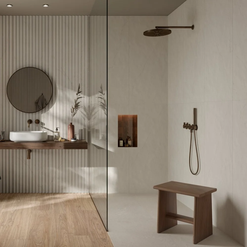 Керамограніт Marazzi, Crea Pietra Sicilia Beige 60х135 Rett. 9 мм (MQDU) - Фото 2